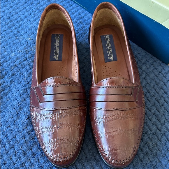 Giorgio Brutini Men's brown loafers - Picture 8 of 8